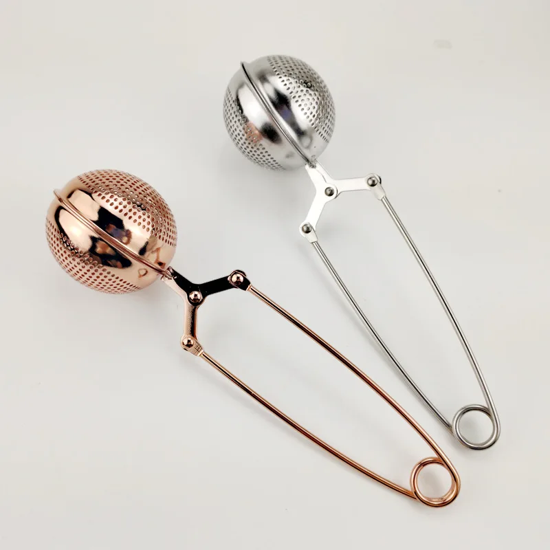 

Hot sale reusable tea accessories wholesale strainer tea infuser with long handle