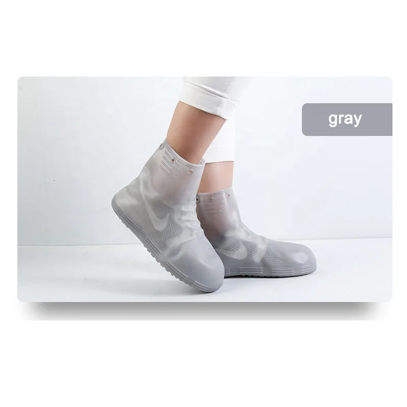 

New amazon top seller products Shoe Protectors Men Women Covers for Shoes Rain Silicone Protector Reusable Rubber for Outdoor Waterproof Winter Fashion Trend, White,blue,grey,brown