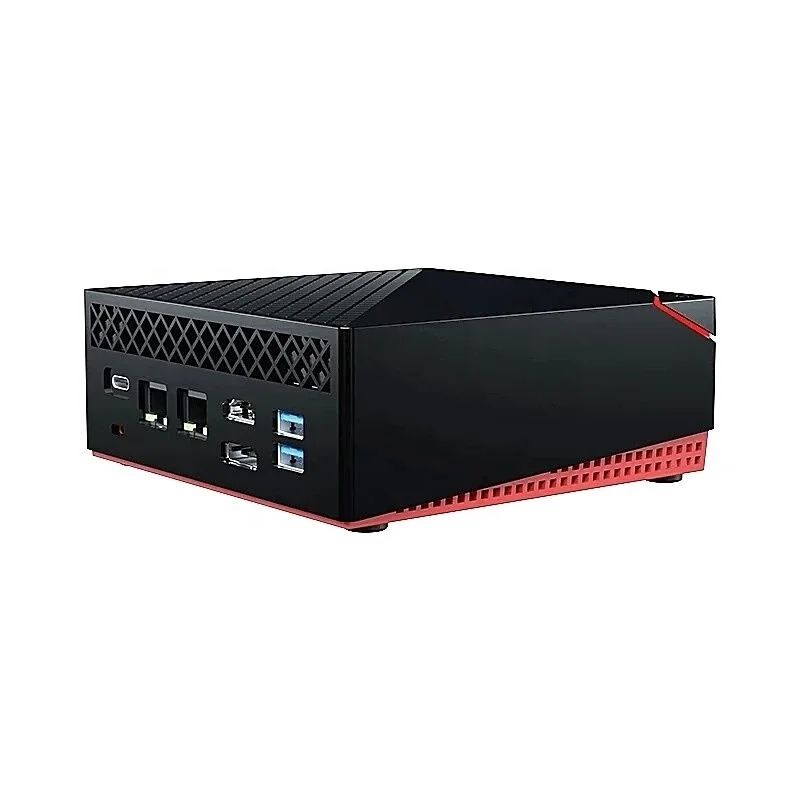 

Mini hand host pc computer AMD R5 4500U M.2 Nvme wifi6 UHD graphic mini pc gamer business in desktops, Black