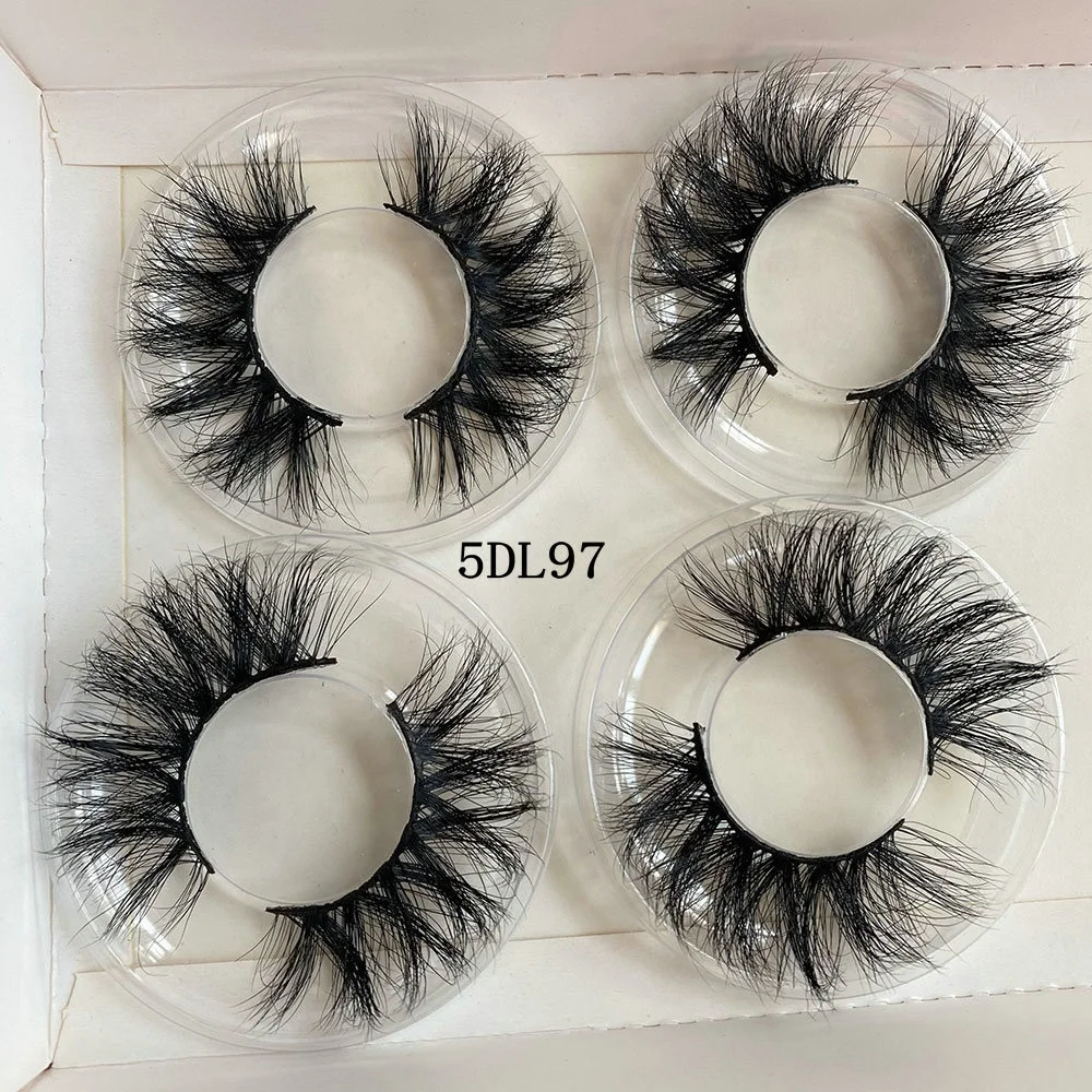 

Wholesale custom 25 mm siberian 3d mink lashes lahes 25mm bulk eyelashes With Custom Packaging