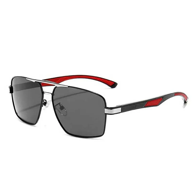 Polarized Design Classic Sun Glasses Stainless steel Metal Fashion Men Sunglasses