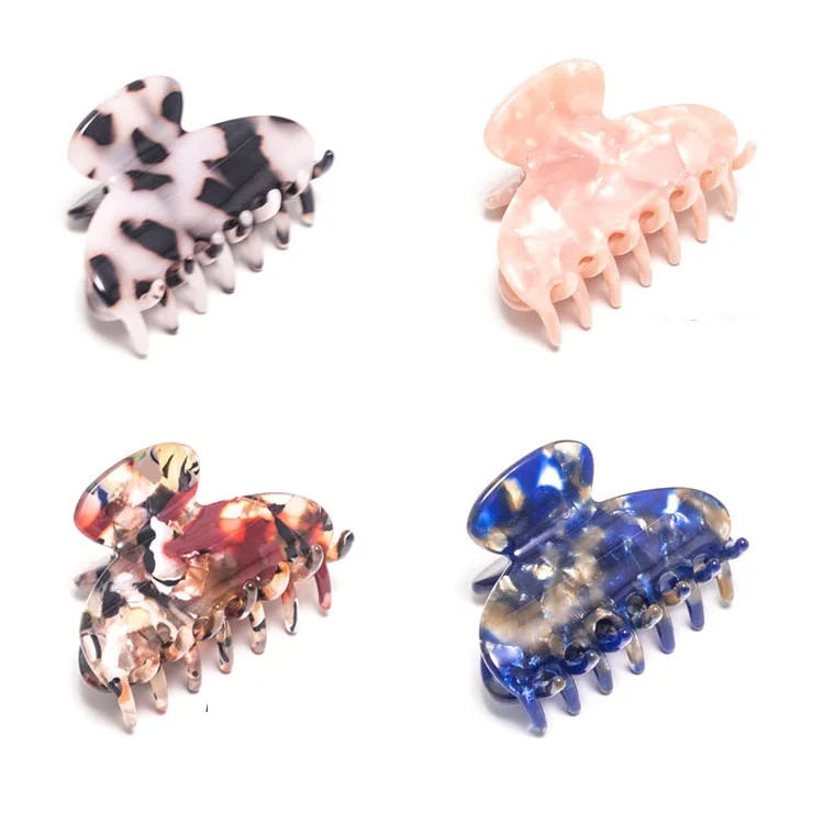 Fashion Goody Several Color Hair Claws Mini Decorative Hair Claw Jaw