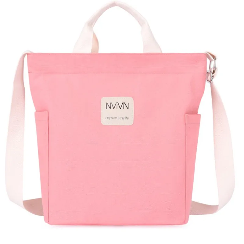 

Travel Canvas Cotton Tote Bag Canvas Single Shoulder Bag Simple Message Fashion Beach Bag, Black,red,green, or customized as your request