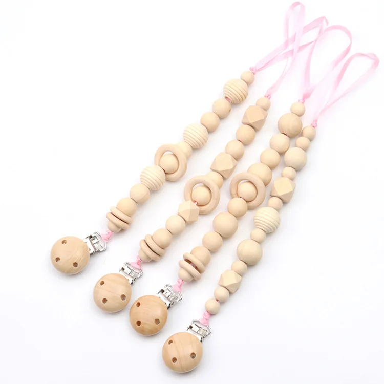 

2021 hot selling silicone baby pacifier chain clip with custosmed design, Any paton colour code is avilable