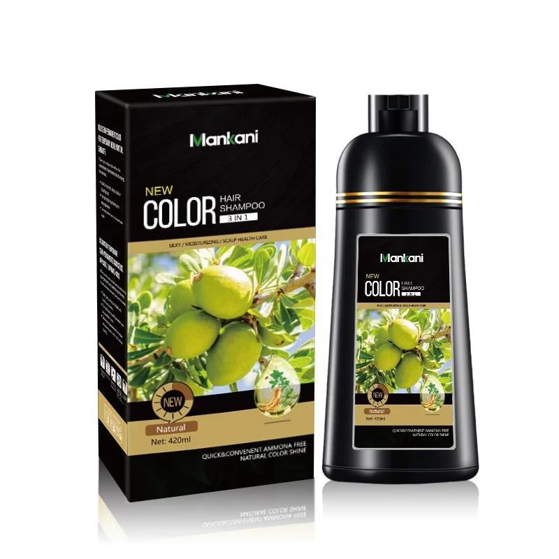 

natural permanent hair spray hair color dye, Black