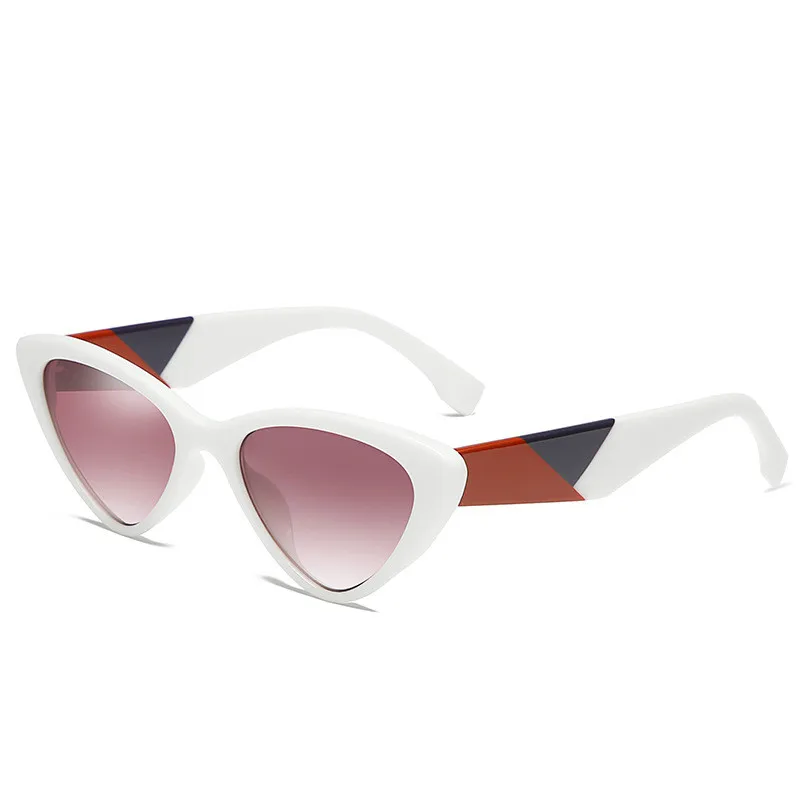 

Wholsale Logo Gradient Wholesale Ladies Triangle Shades Women Sunglasses