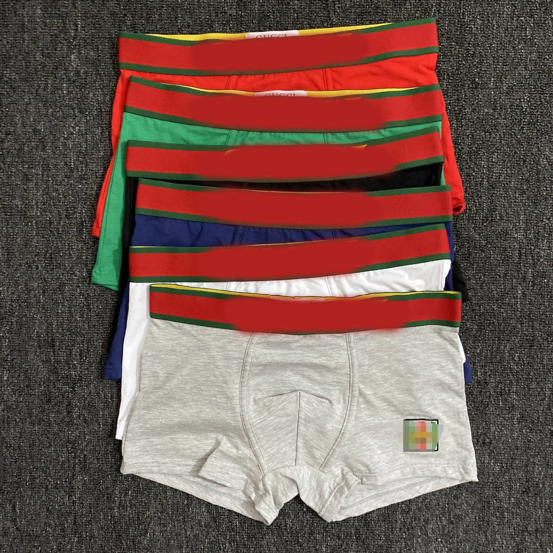 

Fashion Knitted Soft Designer Underwear Men Boxers Briefs 100% Cotton