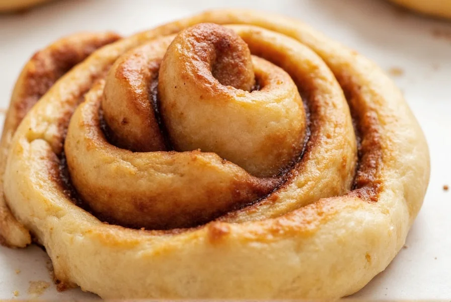 Professional demonstration of properly cutting tangzhong cinnamon roll dough with dental floss