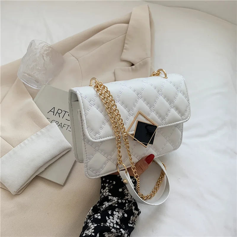 

New Totes Bags Women Small Handbags Women PU Shoulder Messenger Bag Female 2021 Fashion Daily Totes Lady Elegant Handbags, White,black,khaki,coffee