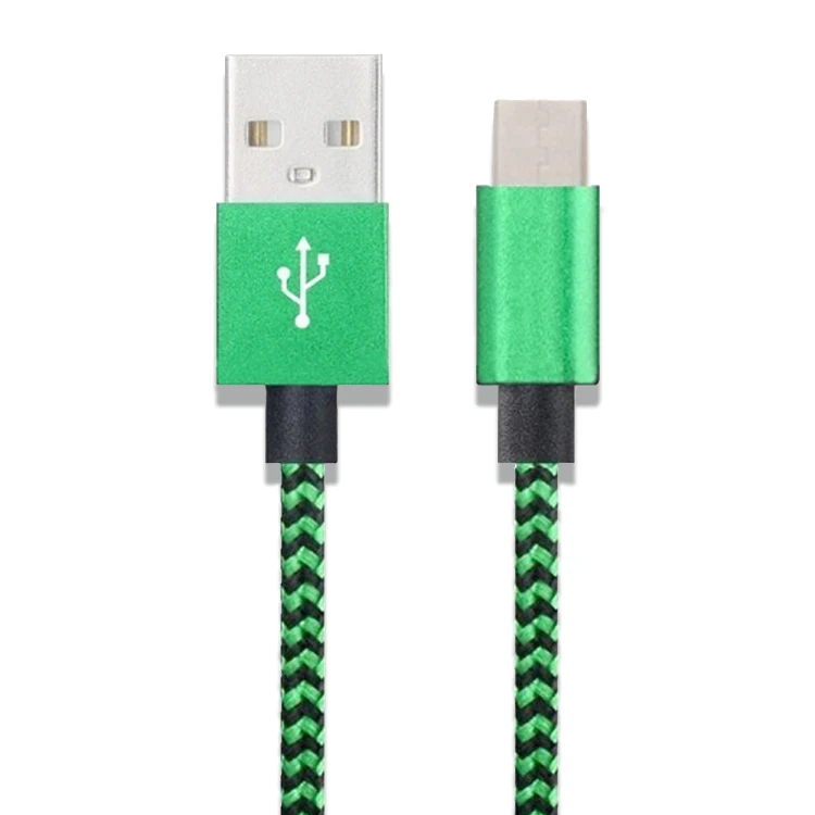 

Free Shipping Strong USB Cable Best Seller Flexible Aluminium Cable Magnetic Charger, Black green