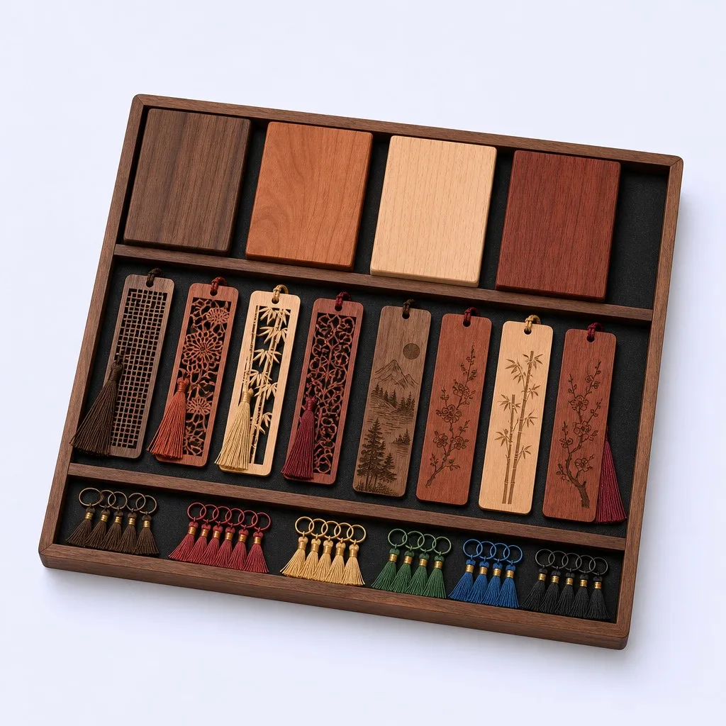 Timber Swatches & Tassel Selector