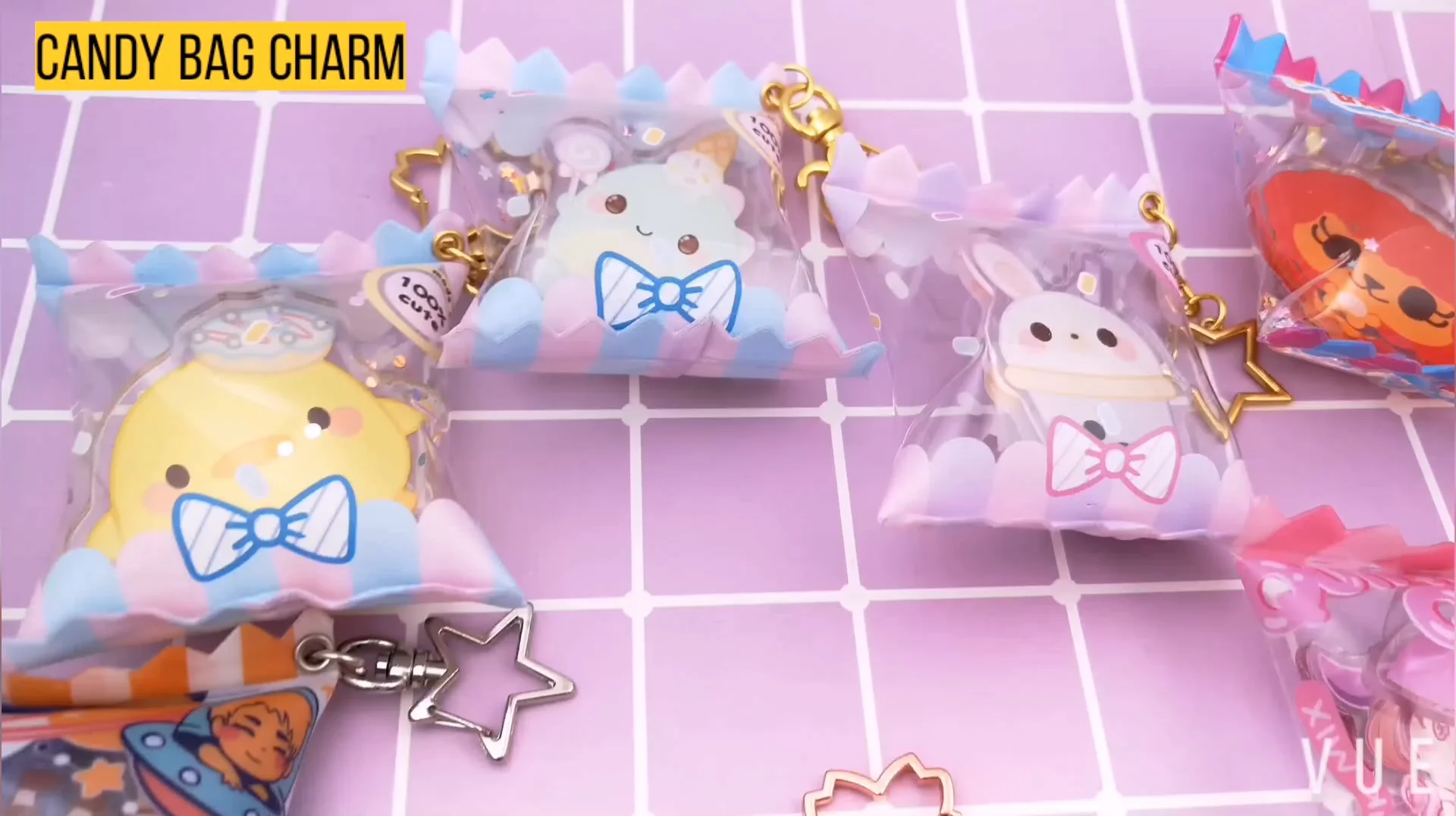 candy bolsa shaker charm