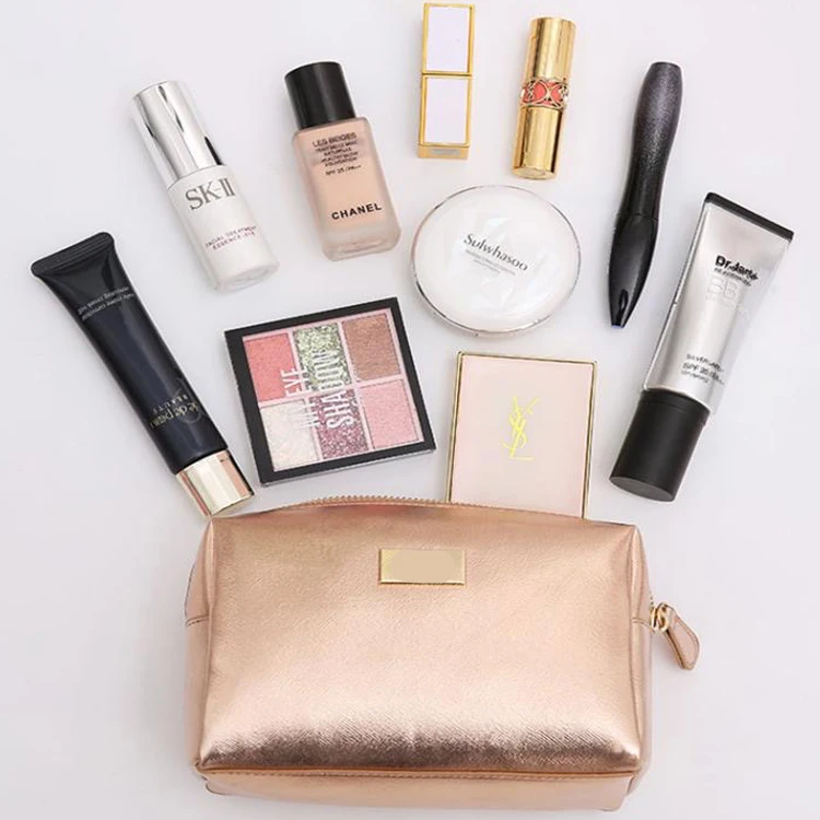 

wholesale Hot Selling sale small pink pu travel makeup bag cosmetic bag makeup travel bag cosmetic