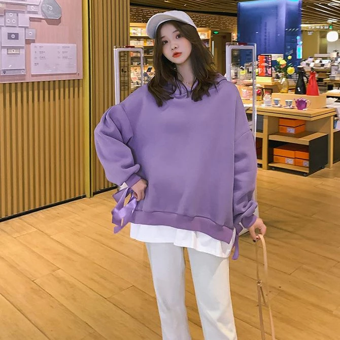 

2020 New Arrival Hot Autumn women Long Sleeve pullover Loose Hoodies for women