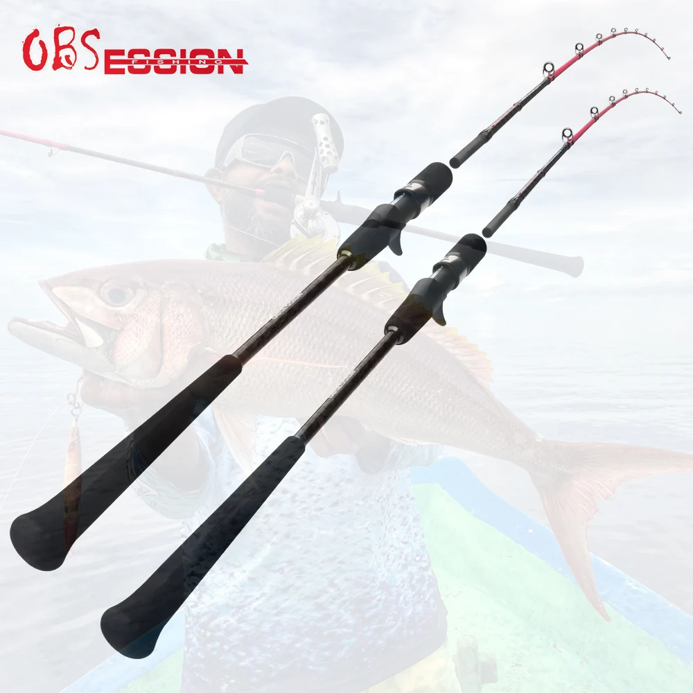 

Monster Casting 2 Section FUJI Ring Guide 198cm Shore Jigging Rod Blanks Fishing Rods Wholesale Slow Pitch Jigging Rod
