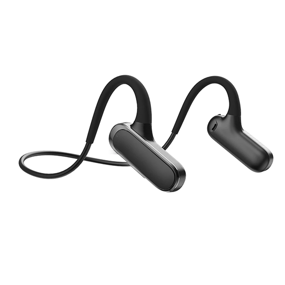 

New Arrival Open Ear Headphone Wireless Waterproof Running Earphone Sports Bluetooth Earphones Bone Conduction, Black