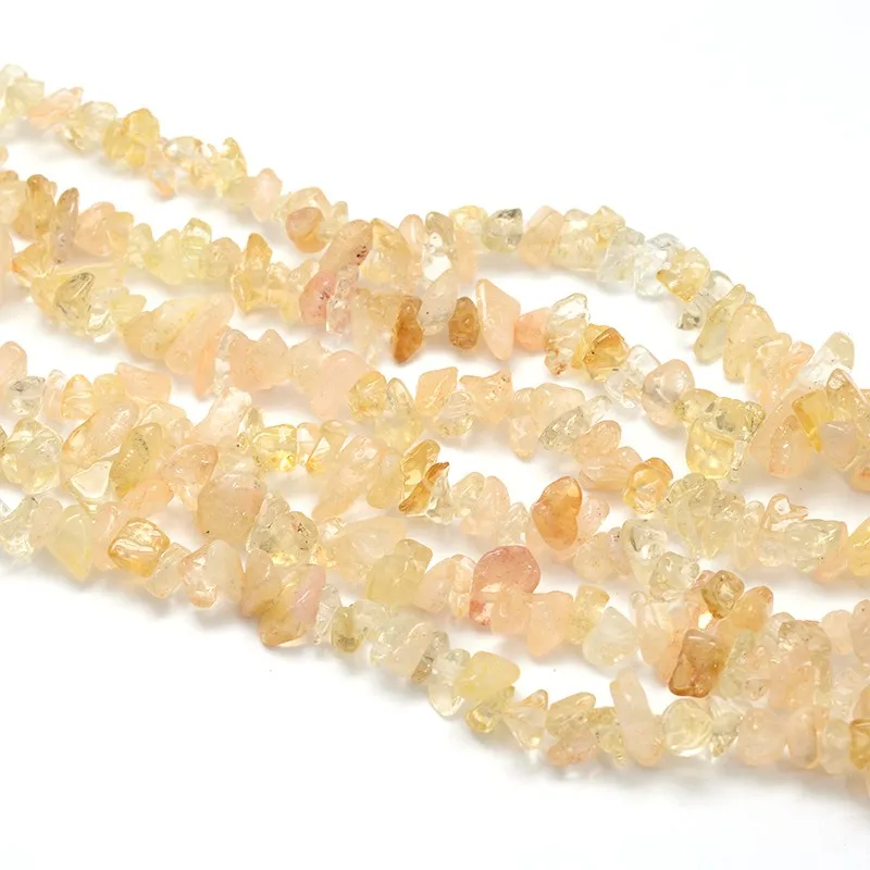 

PandaHall Small Chip Transparents Natural Citrine Beads