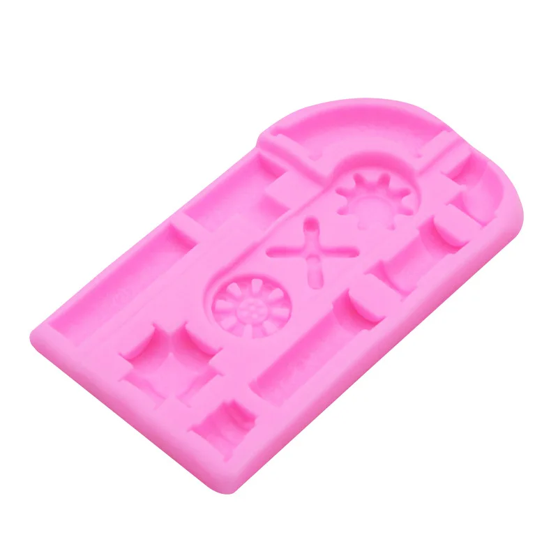 

Gear Clock Silicone Mold Industrial Machinery Retro Gear Chocolate Decoration Silicone Fondant Mold Baking Pastry Cake Bakeware