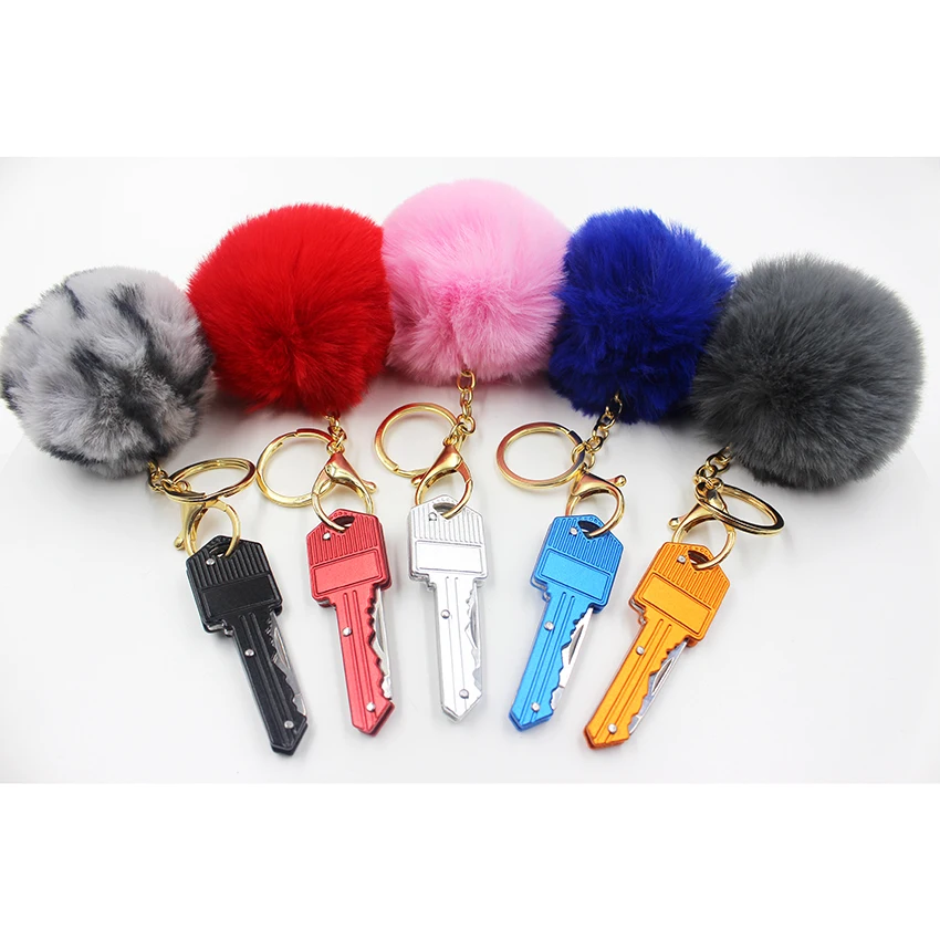 
Amazon Hot Sales Defensa Personal Security Products Keychain Mini Comb Camping Key Folding Self Defense 