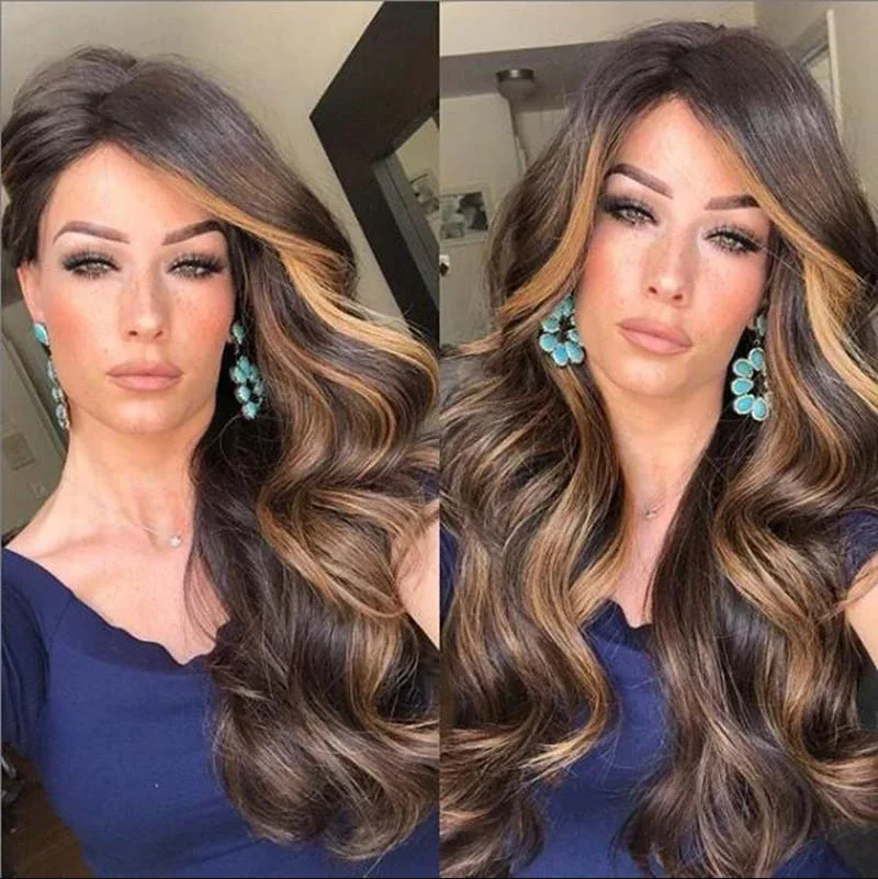 

Wigs For Brown Women Causal Long Big Curly Hair Piece 65CM Hair Wigs For Women