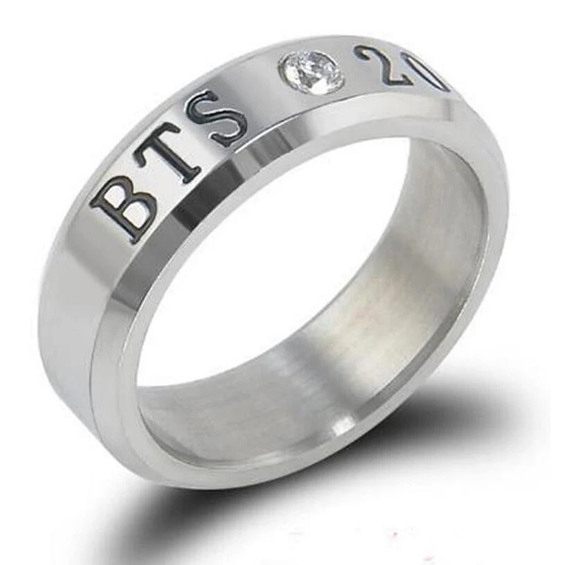 

The new BTS surrounding ring, customized name birthday ring necklace can be dual-use, Picture