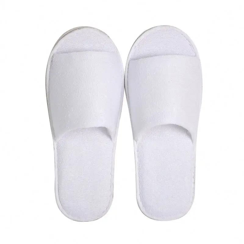 

CY Custom Logo Cheap custom Closed Toe Slippers Indoor hotel guest warm Slippers hotel robes and slippers, As shown