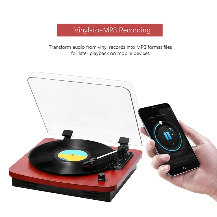 Best Selling Turntable Player Suitcase/turntables Audio Player