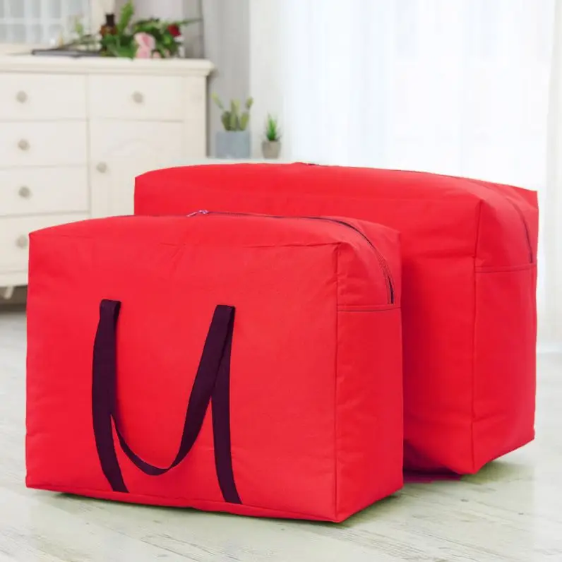 

Quilt Travel Duffel Organizer Tote Organizing Large Clothes Storage Cloth Portable Moving Bag, Customized color