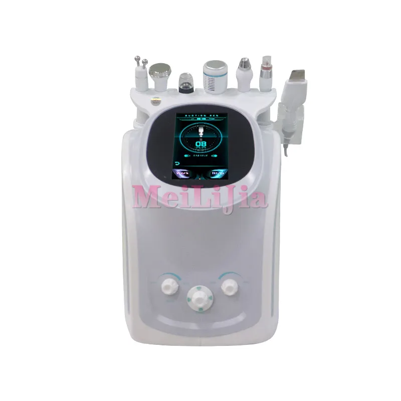 

7 in 1 Korea Aqua Peeling Machine Hydra Oxyge Facial Diamond Dermabrasion Machine H2O2 Hydra Facials With Smart Skin Detector