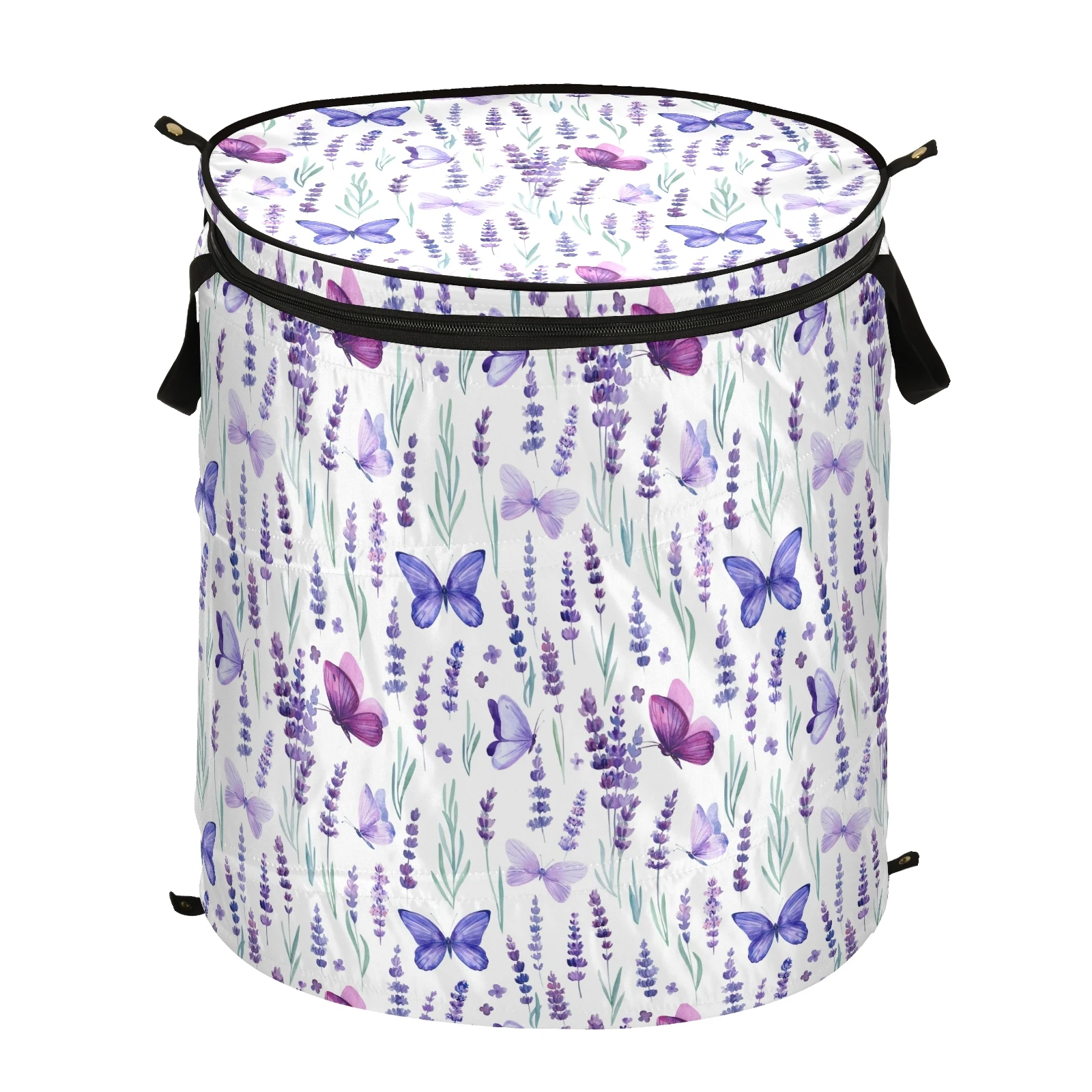 

Top quality customs printing round shape foldable laundry Basket laundry bag laundry hamper for sale, Customized color