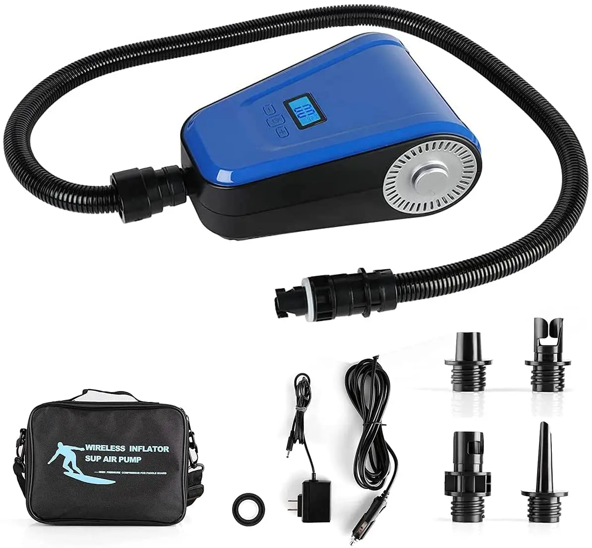 

12v pulp board inflator pump wireless portable battery powered smart rechargeable inflator kayak inflator pump