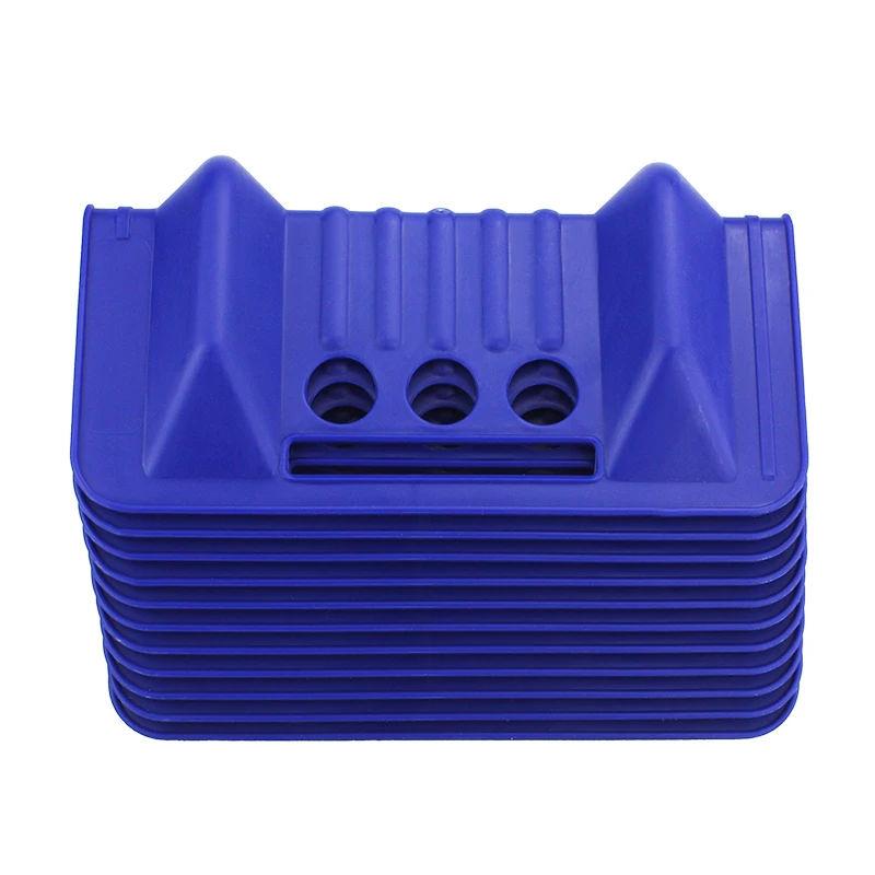 

24cm L-type Binding Belt Plastic Corner Protector for Transportation Six Holes Blue Mould Edge Protector J