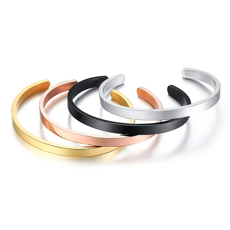 

Wholesale Bracelets Bangles Stainless Steel Jewelry Cuff Bracelet For Men Women Wedding Unisex, Picture