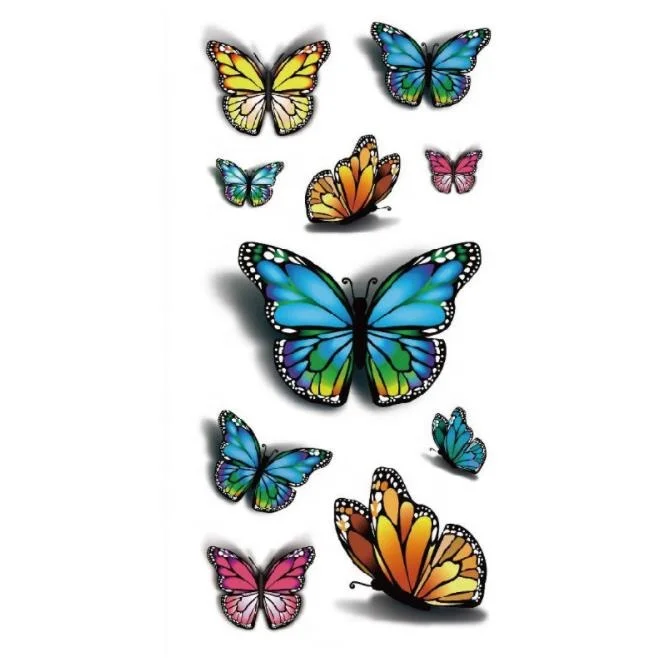 Großhandel blumen schmetterling tattoo Kaufen Sie die besten blumen