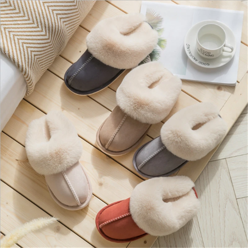 

Plush Warm Home Lightweight Soft Comfortable Winter Women's Cotton snow boots