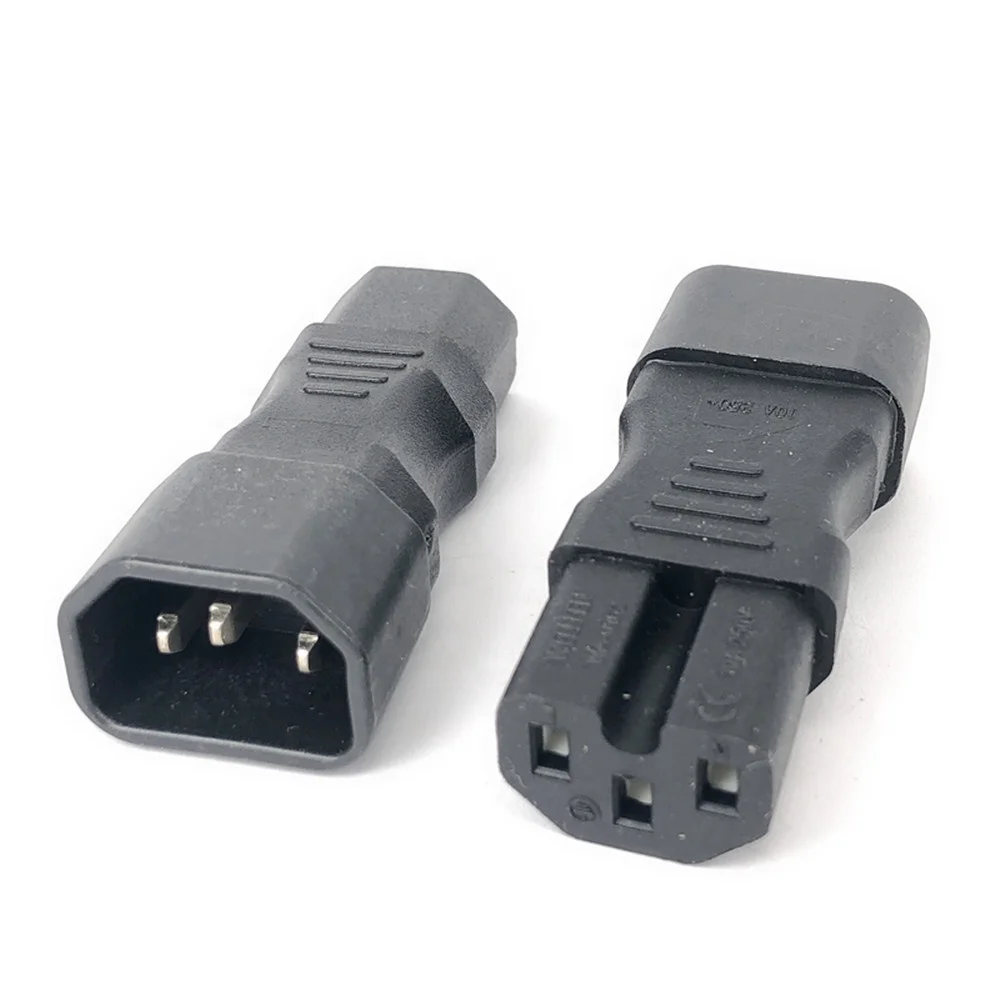 Iec 320 C14 Male To C15 Plug Female Power Adapter Ac Adapter Iec 3pole