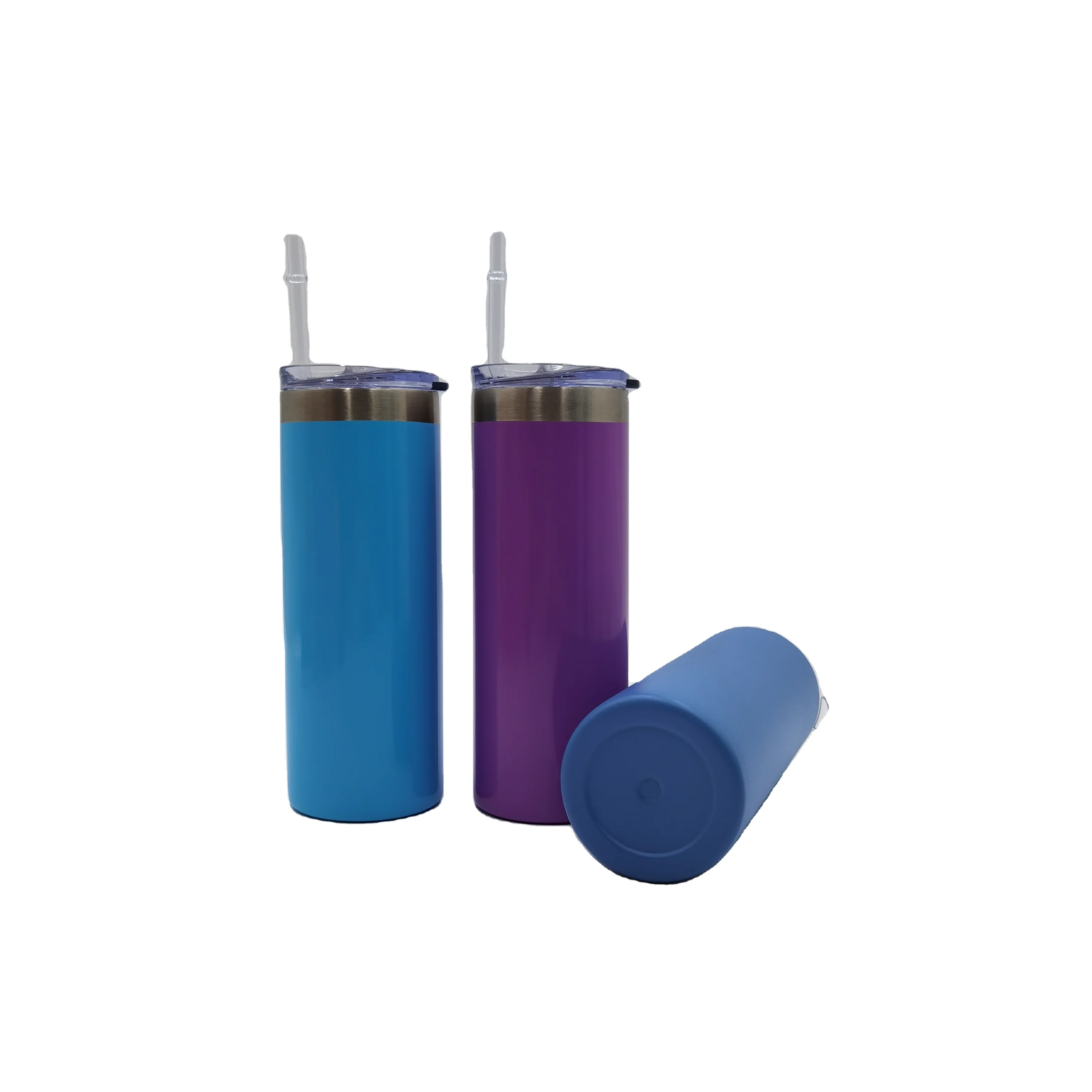 

Sublimation blanks 20oz vacuum insulated straight skinny tumblers double wall stainless steel 18/8 tumbler, Customizable