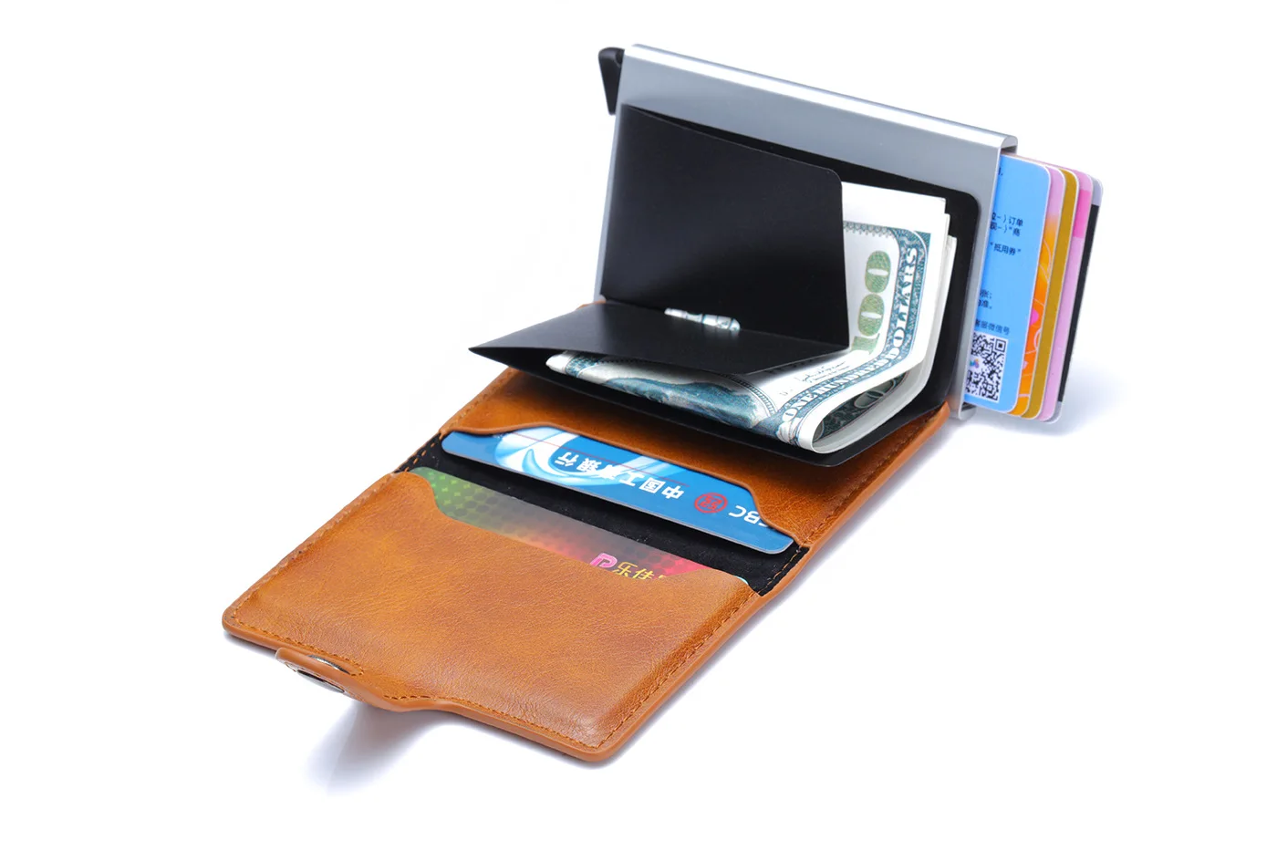 

New Design Card Holder Wallet With Pop Up With High Quality, Customized