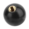 6mm Metal Thread Tapped 25mm Diameter Plastic Bakelite Ball Knob