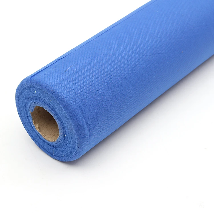 
90gsm blue color pp non-woven fabric for shopping bag white pp 80gsm non woven recycled textile fabric rolls 