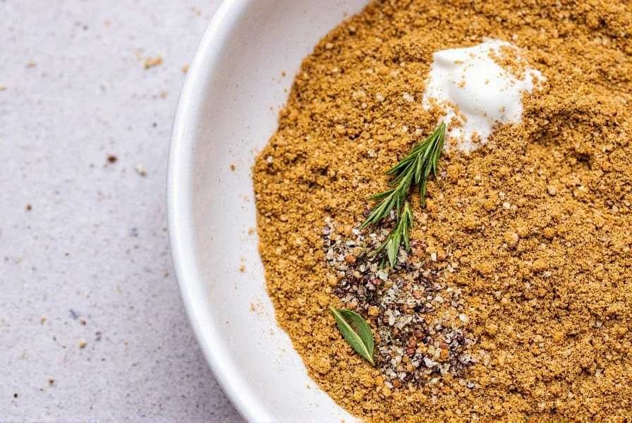 Homemade Greek seasoning in a mason jar