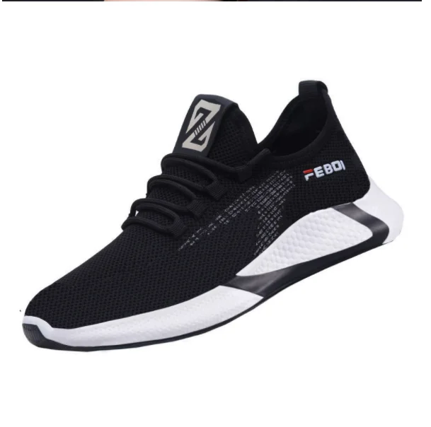 

High Quality Men's Mesh Running Sneakers Knitting Casual Shoes