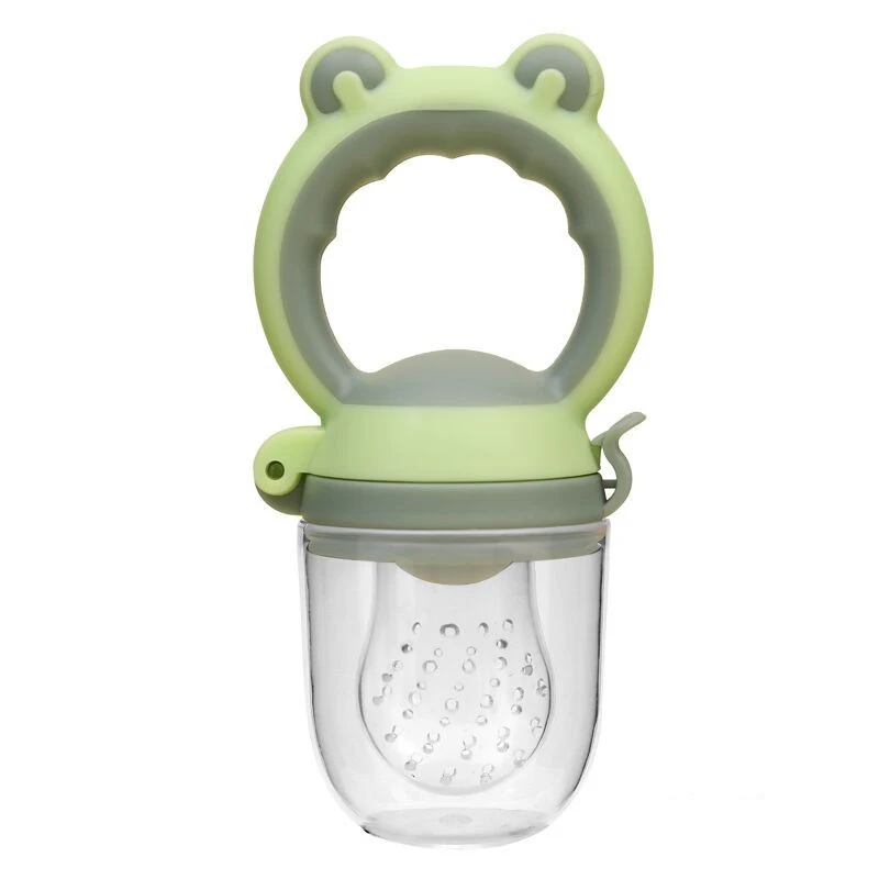 
New Arrival Cartoon Animal Shape Newborn Food Biting Baby Pacifier Baby Fruit Vegetable Feeder 