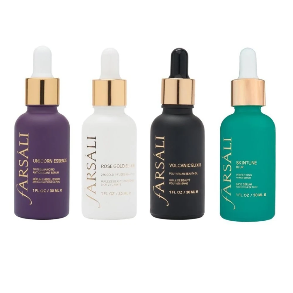 

Free shipping Moisturizing Black purple white 24K Gold Face Serum