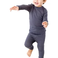 

Wholesale High Quality Modal Baby PJS Round Neck Kids Sleepwear Long Sleeve Baby Boys Pajamas