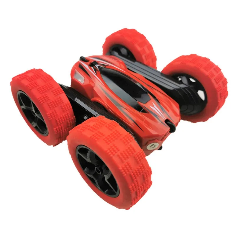 

2019 New Arrival JJRC D828 1:24 Stunt Twist Arm RC Racing Car Rotatable Flashing 3D Flip Truck W/Light VS JJRC H23 Gifts for Ki, Blue/green/black, red