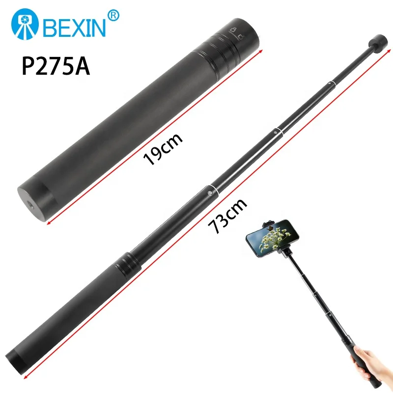 

BEXIN New Product Aluminum Gimbal Stabilizer Accessories Camera Extension Rod Tripod Flexible Selfie Stick for Stabilizer Phone