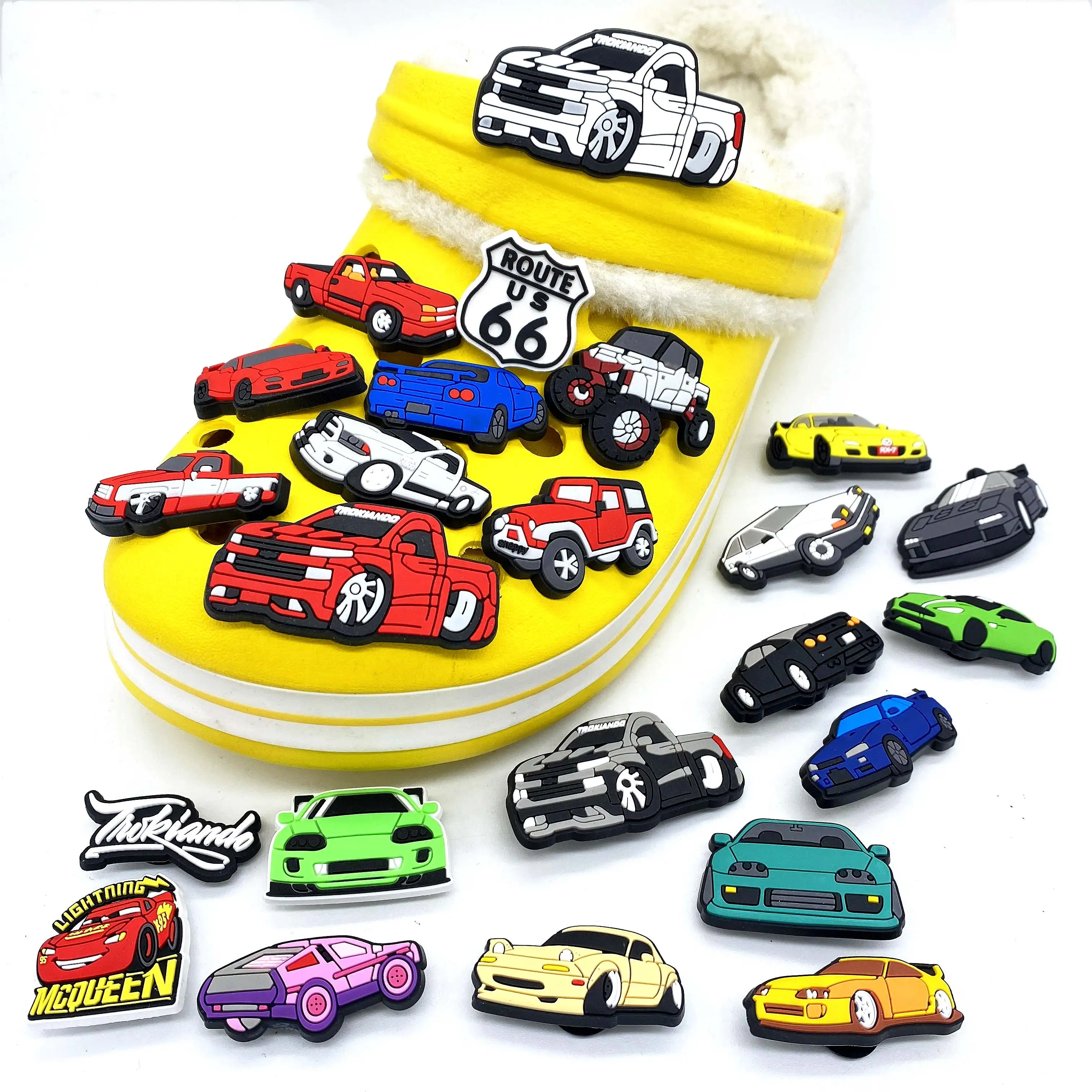 

Wholesale custom designer Car shoe croc charm Shoe Decorations accessories for Clog DIY