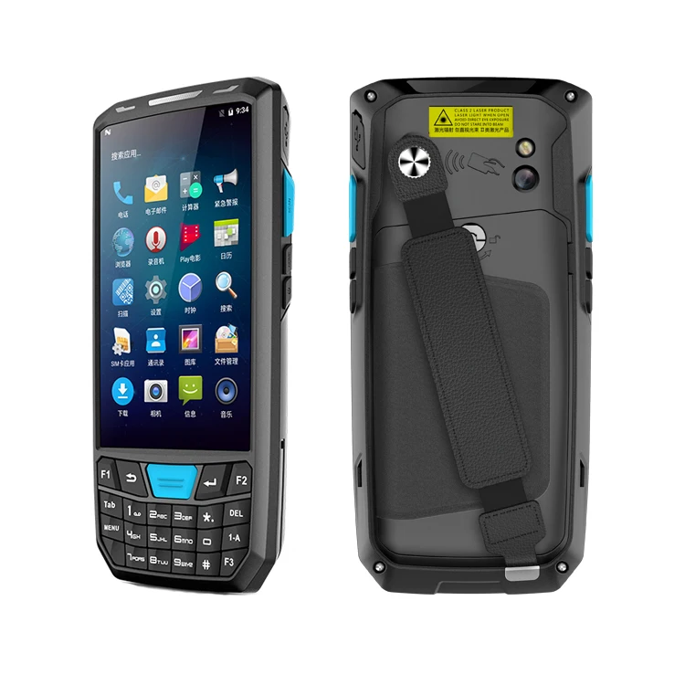 

Android Barcode Scanner Rugged Handheld Mobile Terminal with 1D/2D Honeywell Laser Reader, Touch Screen, Camera, Wireless 4G