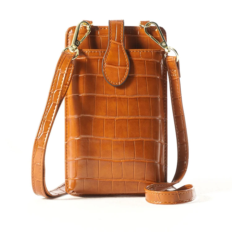 

Best Selling Fashion Luxury Embossed Crocodile Pattern Ladies Mini Small Shoulder Handbags Women Crossbody Cell Phone Bag